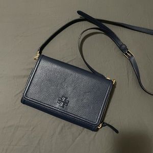 Tory Burch navy crossbody/shoulder bag!